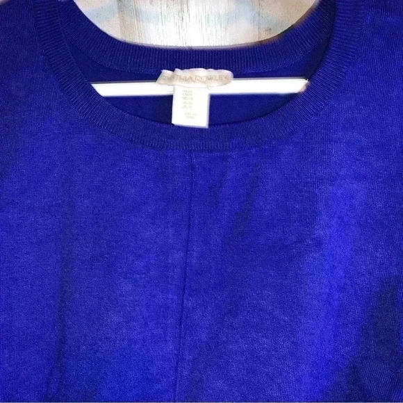 Cynthia Rowley Tunic Sweater Blue Pullover Size 1X - Picture 10 of 16